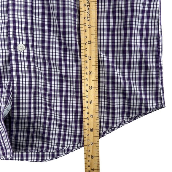 Brooks Brothers Plaid Button Down Shirt Mens S Non-Iron Supima Cotton - Picture 11 of 14